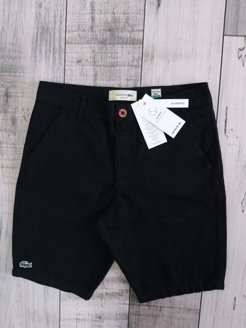 Kit 3 Bermudas Sarja Lacoste Classic Fit